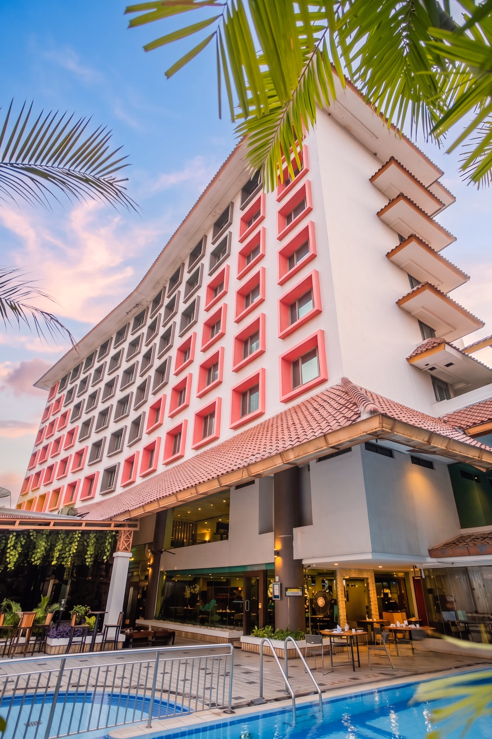 Tamarin Hotel Sunset Backdrop
